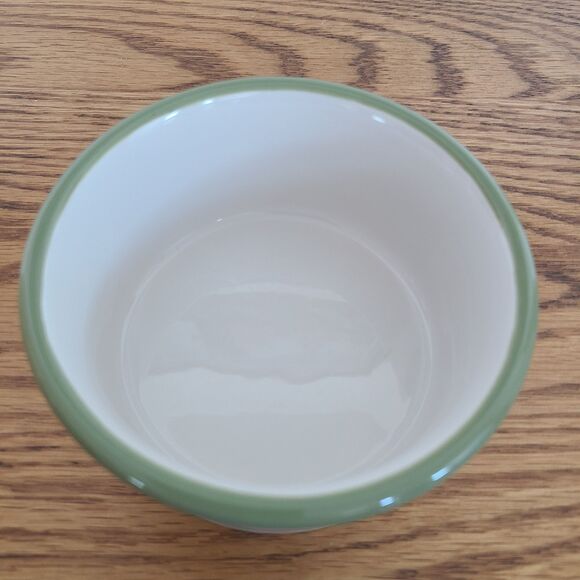 Ceramic Spring Lot Herb Garden Ramekin Pottery Bunny Rabbit Candle Tart - Picture 5 of 10